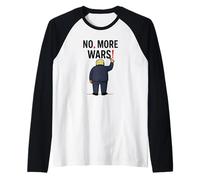 No más guerras Puntuación importa Protesta Antiguerra Camiseta Manga Raglan