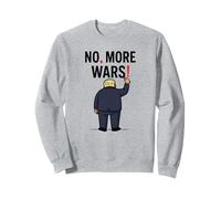 No más guerras Puntuación importa Protesta Antiguerra Sudadera