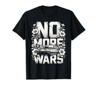 No más guerras Tanque con Flores Paz Camiseta