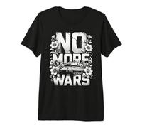 No más guerras Tanque con Flores Paz Camiseta Premium