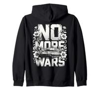 No más guerras Tanque con Flores Paz Sudadera con Capucha