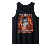 No más señor Buen Chico Fuego y relámpago Vaquero Lobo Camiseta sin Mangas