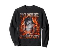 No más señor Buen Chico Fuego y relámpago Vaquero Lobo Sudadera