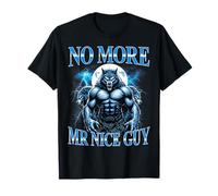 No más señor Buen Chico Gracioso Alfa Lobo Meme desquiciado Brainrot Camiseta