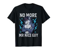 No más señor Buen Chico Gracioso Alfa Lobo Meme desquiciado Brainrot Camiseta