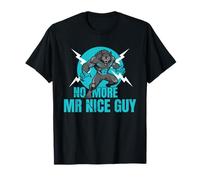 No más señor Buen Chico Gracioso Alfa Lobo Meme desquiciado Brainrot Camiseta