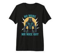 No más señor Buen Chico Gracioso Alfa Lobo Meme desquiciado Brainrot Camiseta Premium