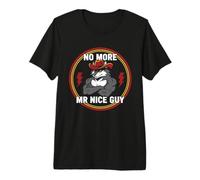 No más señor Buen Chico Gracioso Alfa Lobo Meme desquiciado Brainrot Camiseta Premium
