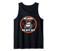 No más señor Buen Chico Gracioso Alfa Lobo Meme desquiciado Brainrot Camiseta sin Mangas