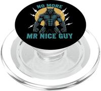 No más señor Buen Chico Gracioso Alfa Lobo Meme desquiciado Brainrot PopSockets PopGrip para MagSafe
