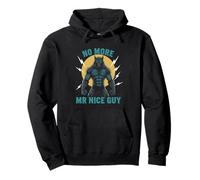 No más señor Buen Chico Gracioso Alfa Lobo Meme desquiciado Brainrot Sudadera con Capucha