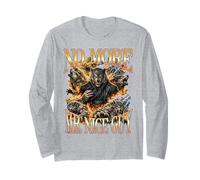 No más señor Buen Chico Hombre Lobo Bootleg Alpha Male Aura Manga Larga