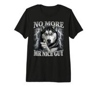 No Más Señor Buen Guy Lobo Meme Husky Humor Camiseta Premium