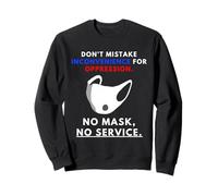 No Mask No Service Social Distance Wash Hands & Face Masks Sudadera