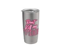 No mates mi vibra. Vaso térmico de acero inoxidable de doble pared