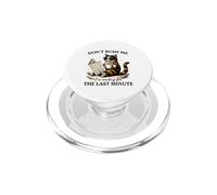 No me apresures, Gato procrastinador de última Hora PopSockets PopGrip para MagSafe