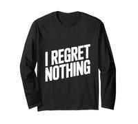 No me arrepiento de Nada audaz declaración para los audaces Manga Larga