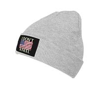 No Me Arrodillo Unisex Invierno Sombreros Moderno Gorro De Invierno Transpirable Gorro De Punto para Ciclismo Deporte Esquí