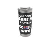 No me asustas, tengo una esposa coreana, un esposo, un amor Vaso térmico de acero inoxidable de doble pared