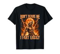 No me asustes, me Tiro un Pedo fácilmente Bootleg Alpha Wolf Meme Camiseta