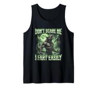 No me asustes, me Tiro un Pedo fácilmente Bootleg Alpha Wolf Meme Camiseta sin Mangas