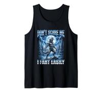 No me asustes, me Tiro un Pedo fácilmente Bootleg Alpha Wolf Meme Camiseta sin Mangas