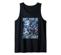 No me asustes, me Tiro un Pedo fácilmente Bootleg Alpha Wolf Meme Camiseta sin Mangas