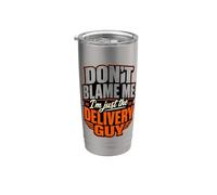 No me culpes, solo soy el repartidor divertido Vaso térmico de acero inoxidable de doble pared