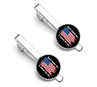 No me culpes, yo no voté por él. 4 sujetacorbatas plateados para hombre, ideales para corbatas redondas. Juego de 2 sujetacorbatas redondas para corbata, perfectas para aniversarios de boda, graduacio