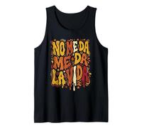 No Me Da La Vida Estilo Groovy Retro Camiseta sin Mangas