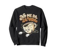No Me Da La Vida Gracioso Amante del Cafe Sudadera