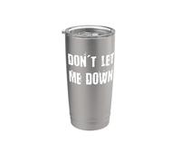 No me decepciones Vaso térmico de acero inoxidable de doble pared