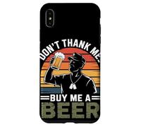 No me des las gracias, cómprame una cerveza para el Día de los Veteranos Carcasa para iPhone XS Max