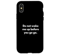 No me despiertes antes de irte Carcasa para iPhone X/XS