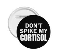 No me dispares el cortisol 1 pieza de botón Broche Insignia