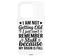 No Me Estoy Haciendo Viejo Solo No Me Acuerdo Humor Gracioso Carcasa para iPhone 15 Pro