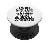 No Me Estoy Haciendo Viejo Solo No Me Acuerdo Humor Gracioso PopSockets PopGrip Adhesivo