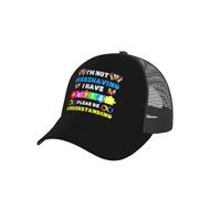 No Me Estoy Portando Mal, Tengo Autismo. Concientización sobre El Autismo. Mujer Hombre Sombrero Cómoda Gorra Trucker Clásico Gorra De Béisbol para Deporte Golf Tenis