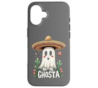 No Me Ghosta Divertido Mexicano Halloween Fantasma Juego de palabras Gusta Carcasa para iPhone 16