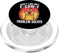No me Gusta F-Caw-F Problema Resuelto Humor sarcástico de Pollo PopSockets PopGrip para MagSafe
