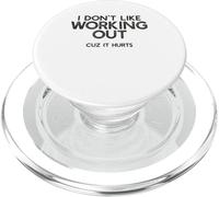 No me Gusta Hacer Ejercicio Porque Duele Divertido Gimnasio de Entrenamiento PopSockets PopGrip para MagSafe