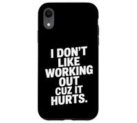 No me Gusta Hacer Ejercicio Porque Duele Ejercicio sarcástico Carcasa para iPhone XR