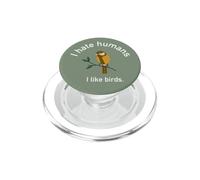 no me Gusta la Gente Amor pájaros Nerd Autista ornitólogo PopSockets PopGrip para MagSafe