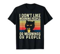 No me gusta la gente de la mañana Introvertido Introvertido Antisocial Camiseta