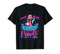 No me Gusta la Gente de la mañana o el café de la Gente Camiseta