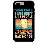 No Me Gusta La Gente Me Hacen Decir Malas Palabras Carcasa para iPhone 7 Plus/8 Plus