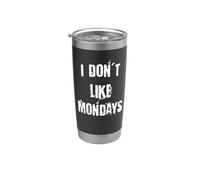 No me gustan los lunes Vaso térmico de acero inoxidable de doble pared