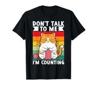 No me hables, Estoy contando Graciosos Gatos tejiendo Camiseta
