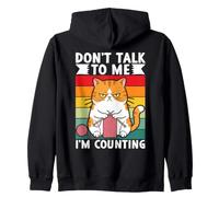 No me hables, Estoy contando Graciosos Gatos tejiendo Sudadera con Capucha