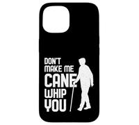 No me Hagas bastón látigo Blanco Día de concienciación Carcasa para iPhone 15